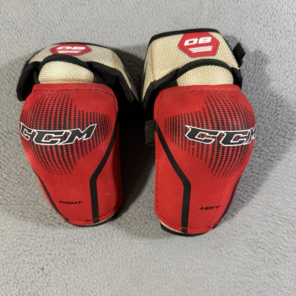 CCM U+ 08 Senior Adult Extra Small Petite Elbow Pads Red Black & Gray‎